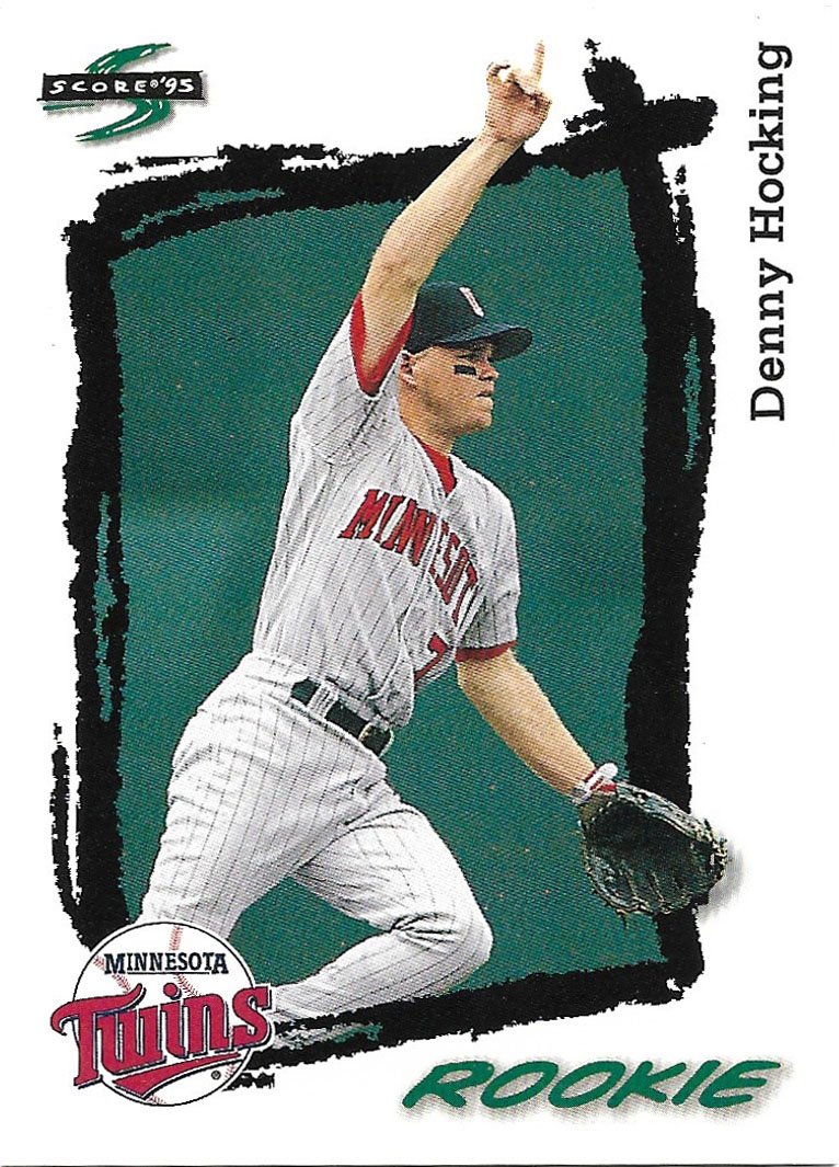 Denny Hocking 1995 Score #585 Minnesota Twins Baseball Card