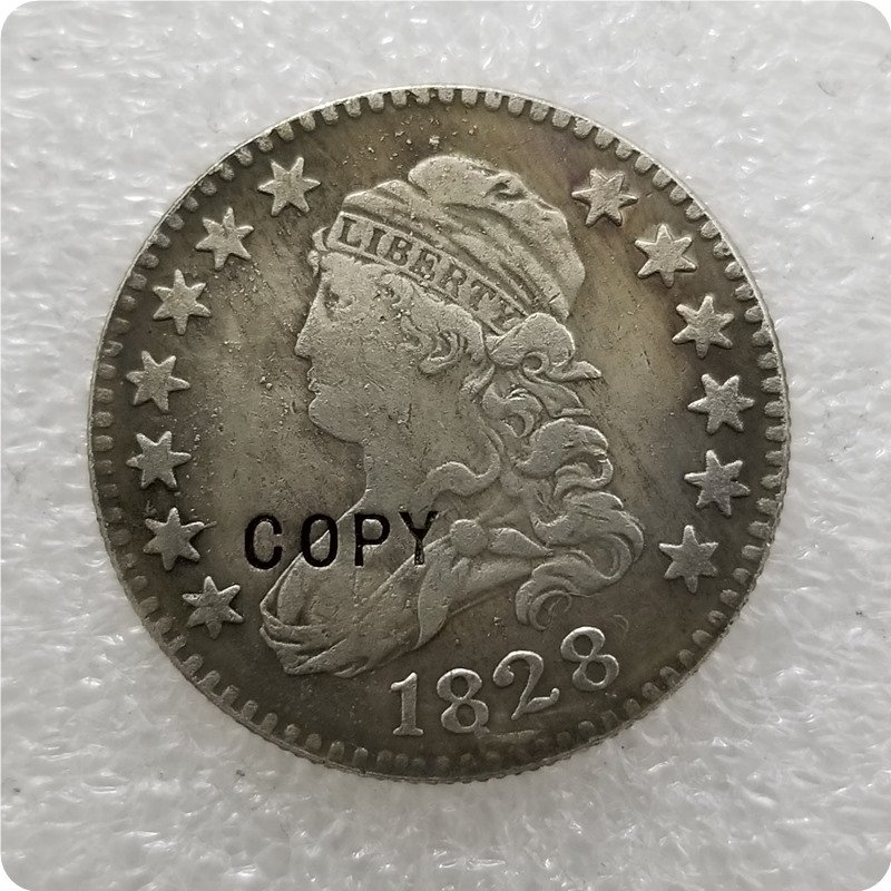 US Coin 1828 Capped Bust 25 Cent Copy Coin
